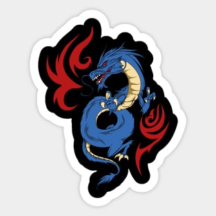 The Blue Dragon Sticker